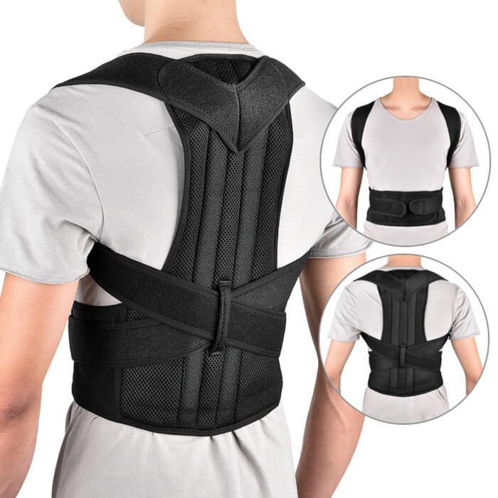 Back Pain Belt And Support Posture Corrector Shoulder Support Belt ...
