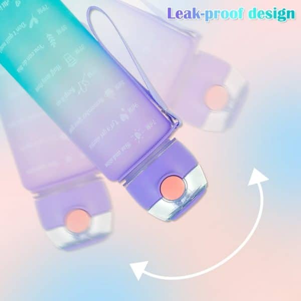 sports-water-bottles-3-pcs-set-with-motivational-time-marker-leak-proof-flip-top-lid-random-color - 3