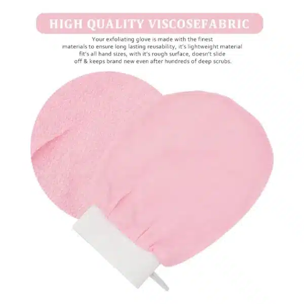 hammer-moroccan-exfoliating-gloves-1-pcs-dead-skin-remover-exfoliating-bath-washcloth-scrub-mitt-for-body-exfoliating-massage-mitt-back-scrubber-glove-each-2 - 3
